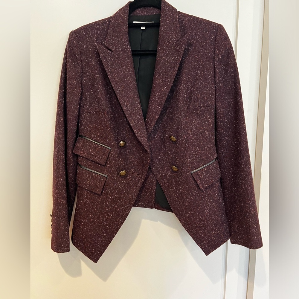 Excellent condition Rebecca Minkoff sz 2 plum blazer.